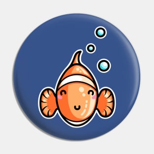 Kawaii Cute Clownfish Pin