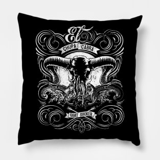 El Chupacabra, the Goat Sucker // Mexican Folklore Mythical Creature Pillow