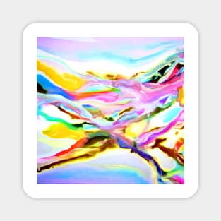 Coastal Color Abstract Magnet