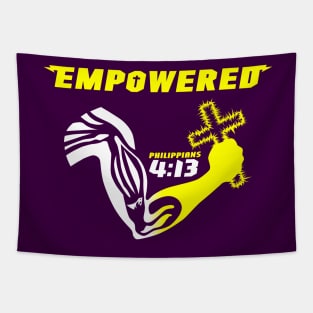 Empowered Christian Shirts Tapestry