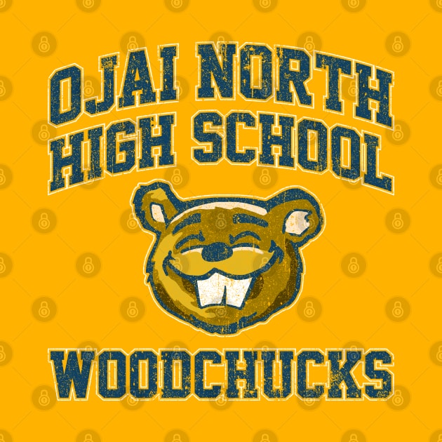 Ojai North High School Woodchucks (Yellow) by huckblade