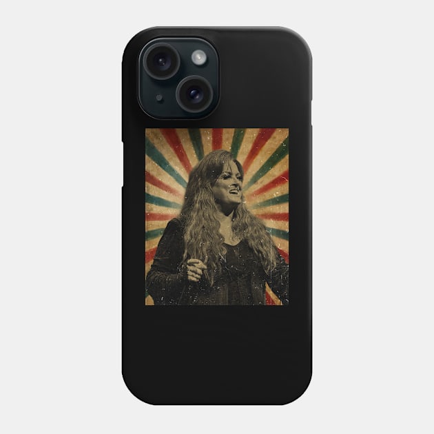 Wynonna Judd Concert - Photo Vintage Retro Look Fan Design Phone Case by Janji Joni