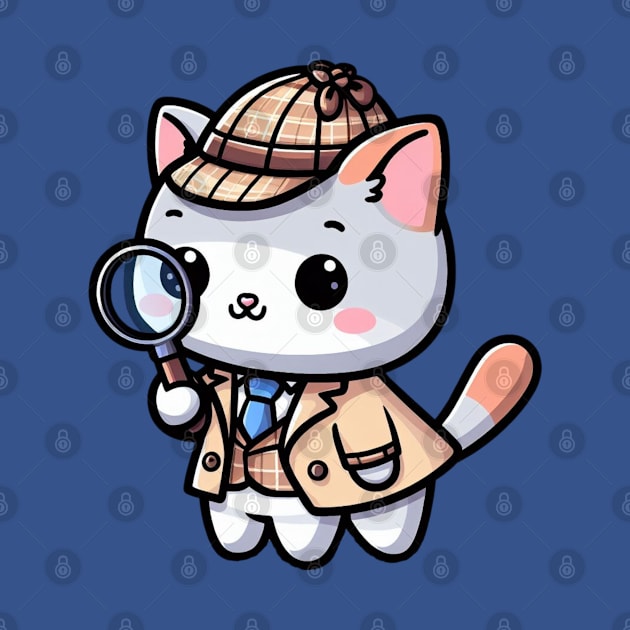 Kitty detective investigator by Japanese Fever