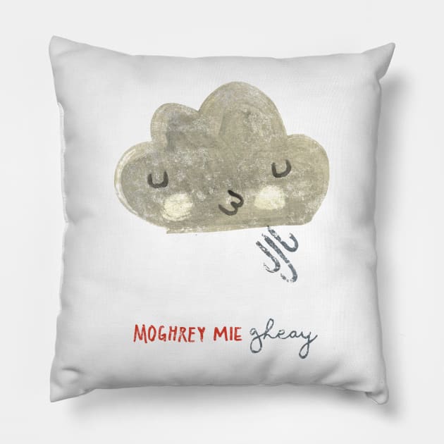 Moghrey Mie Gheay Pillow by crumpetsandcrabsticks