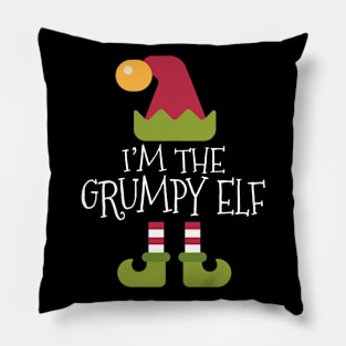 Christmas I'm the Grumpy Elf Pillow