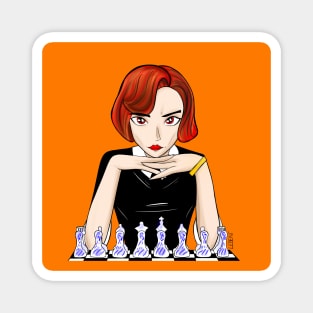 the queen beth harmon in chess gambling arts Magnet