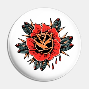 red rose tattoo Pin