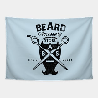 Beard Accessory Store logo Tapestry