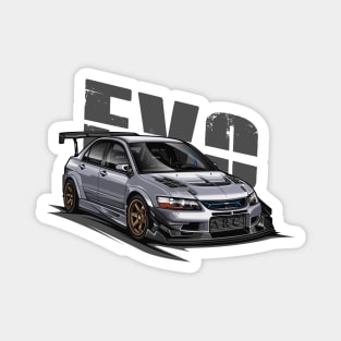 Lancer EVO IX (Metallic Grey) Magnet