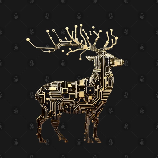 Motherboard Reindeer by Merlyn Morris