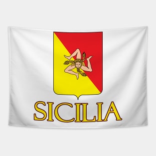 Sicilia (Sicily) Italy - Coat of Arms Design Tapestry