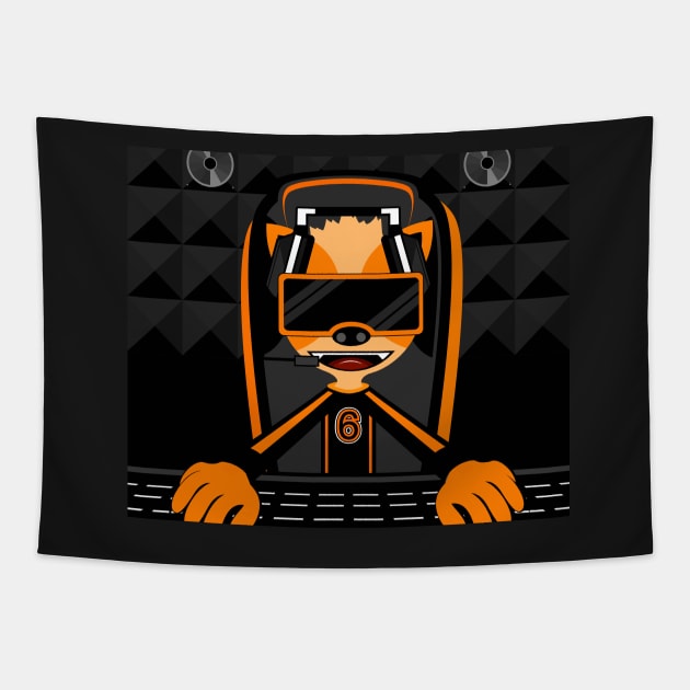 GLHF OpDaMyZr Gamer Fox Tapestry by MOULE