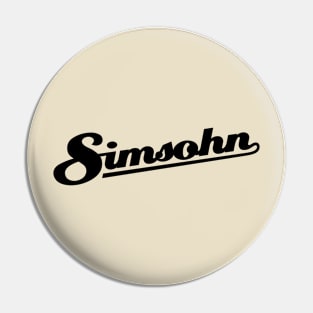 Simsohn Logo (black) Pin