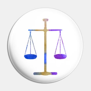 Scales of justice Pin