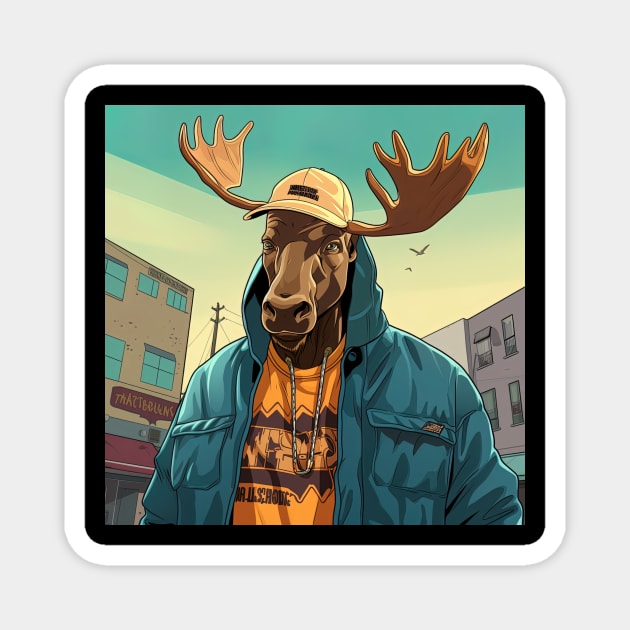 Moose Magnet by ComicsFactory