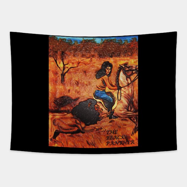 The Black Panther - Murder in the Forest (Unique Art) Tapestry by The Black Panther