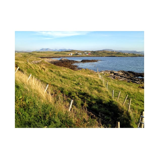 Looking across to the crofting village of Ullinish on the west coast of Skye by richflintphoto