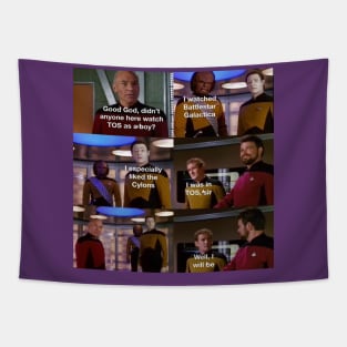 SciFi Diner Discussion Tapestry