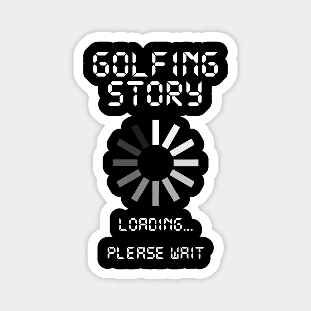 golf Magnet by CurlyDesigns