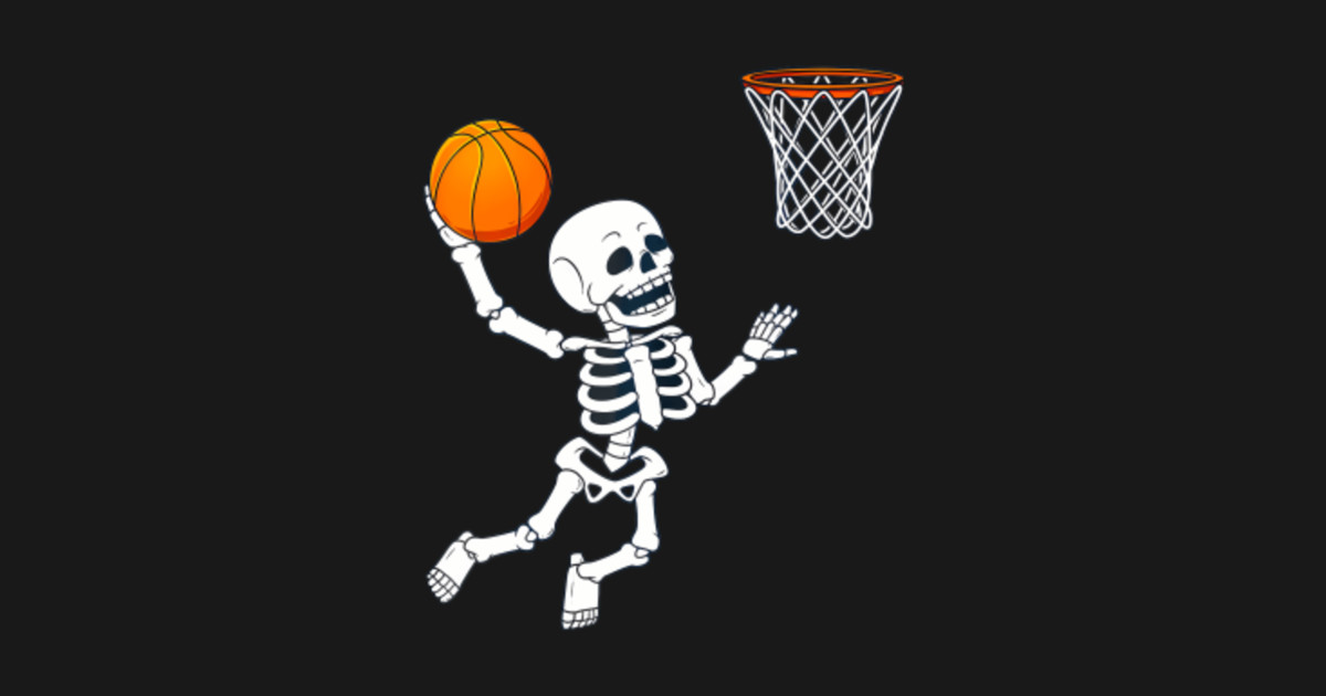 Halloween Skeleton Dunking Basketball Boys Girls - Dunking Basketball ...