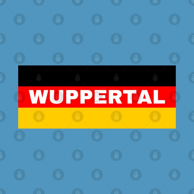 Wuppertal City in German Flag by aybe7elf