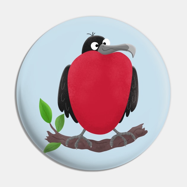 Funny magnificent frigate bird cartoon Pin by FrogFactory