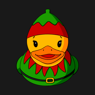 Christmas Elf Rubber Duck T-Shirt