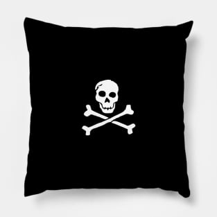 Pirate Flag Skulls and Crossbones Pillow