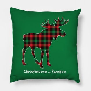 Christmoose In Sweden Pillow