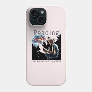 reading: neuroplasticity in action Phone Case