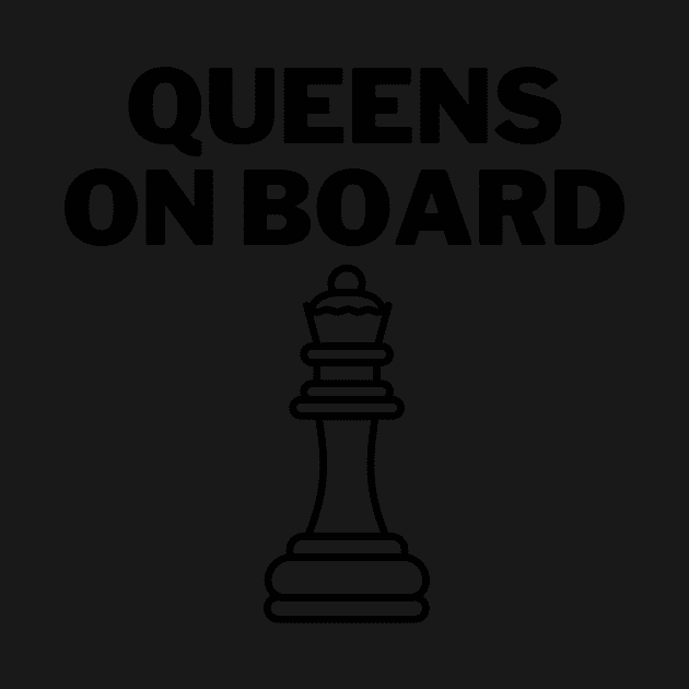 Chess Queens On board by OverNinthCloud