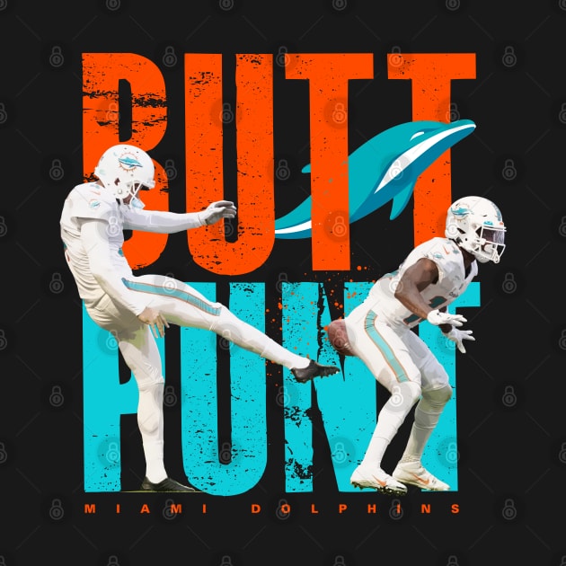 Miami Dolphins Butt Punt by Juantamad