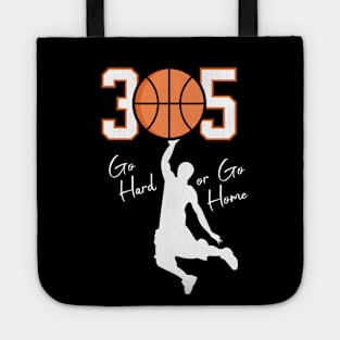 305 Miami basketball Tote