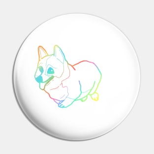 Holographic fat corgi magnet 2 Pin