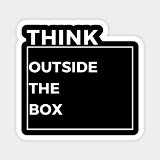 Unbounded Vision: Think Outside the Box Magnet