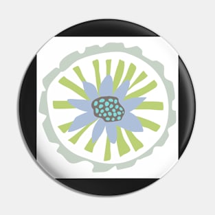 Funky Abstract Flower Pin