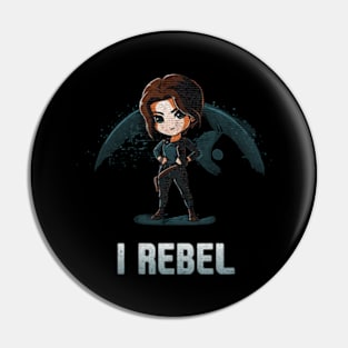 Girl I Rebel 90s Pin