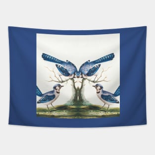 Blue birds story Tapestry