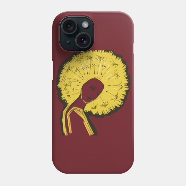 Dandelion flowers Phone Case by Ganna_Panna