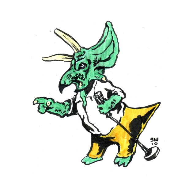 Triceratops Politician by CoolCharacters