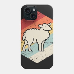 Retro Vintage Sheep Farmer Icon Phone Case