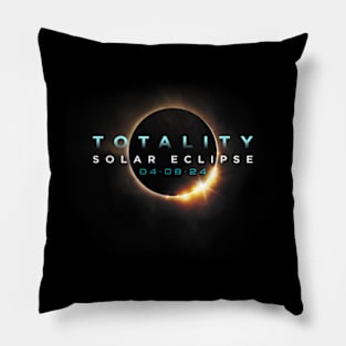 Astronomy Lovers! Total Solar Eclipse 2024 Totality 04.08.24 Pillow