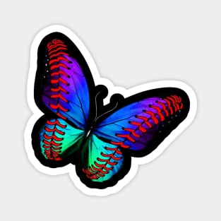 Baseball Butterfly Awesome T shirt For Sport Lovers Magnet