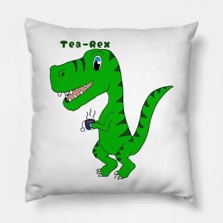 Tea-Rex Pillow