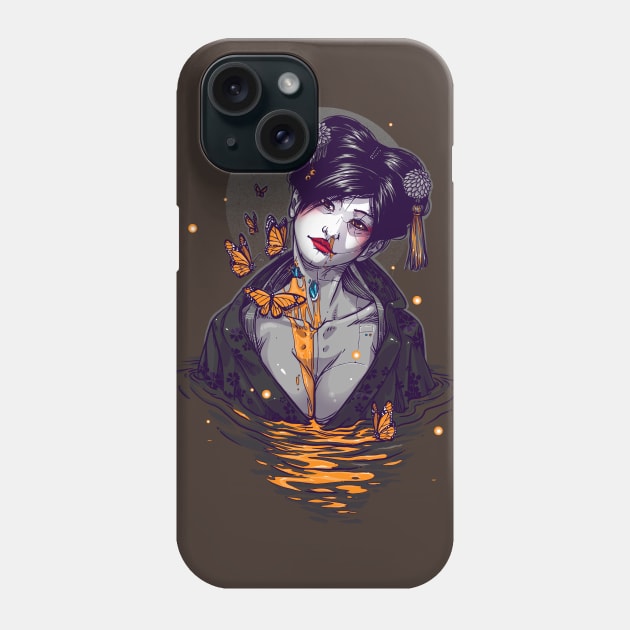 Lady Butterfly Phone Case by dracoimagem