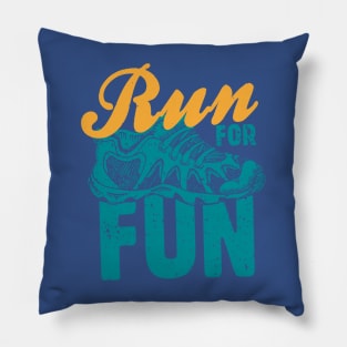 run for fun 1 Pillow