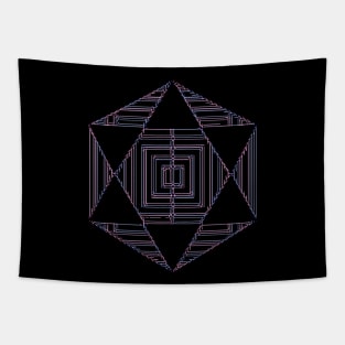 Star shape artistic art Tapestry