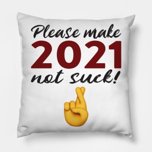 New Year 2020 to 2021 Funny Pillow