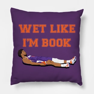 Wet Like I'm Book Devin Booker Phoenix Basketball Pillow