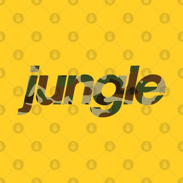 Jungle Soldier Camo by Drum And Bass Merch